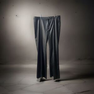 Wild Fable Vegan Leather Pants Women Plus Size14 Black Straight Leg Faux Leather